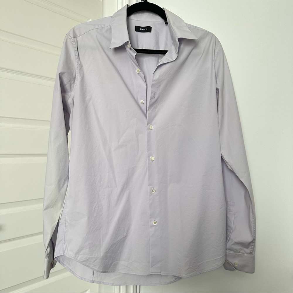 Theory Light Purple Dress Shirt